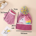 Beanie & Glove Set -Pink Unicorn